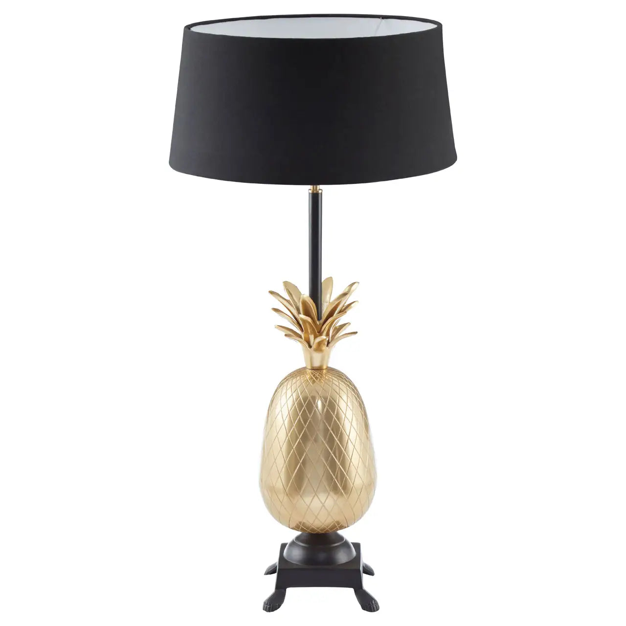 aRmanica BAHAMA GOLD PINEAPPLE TABLE LAMP