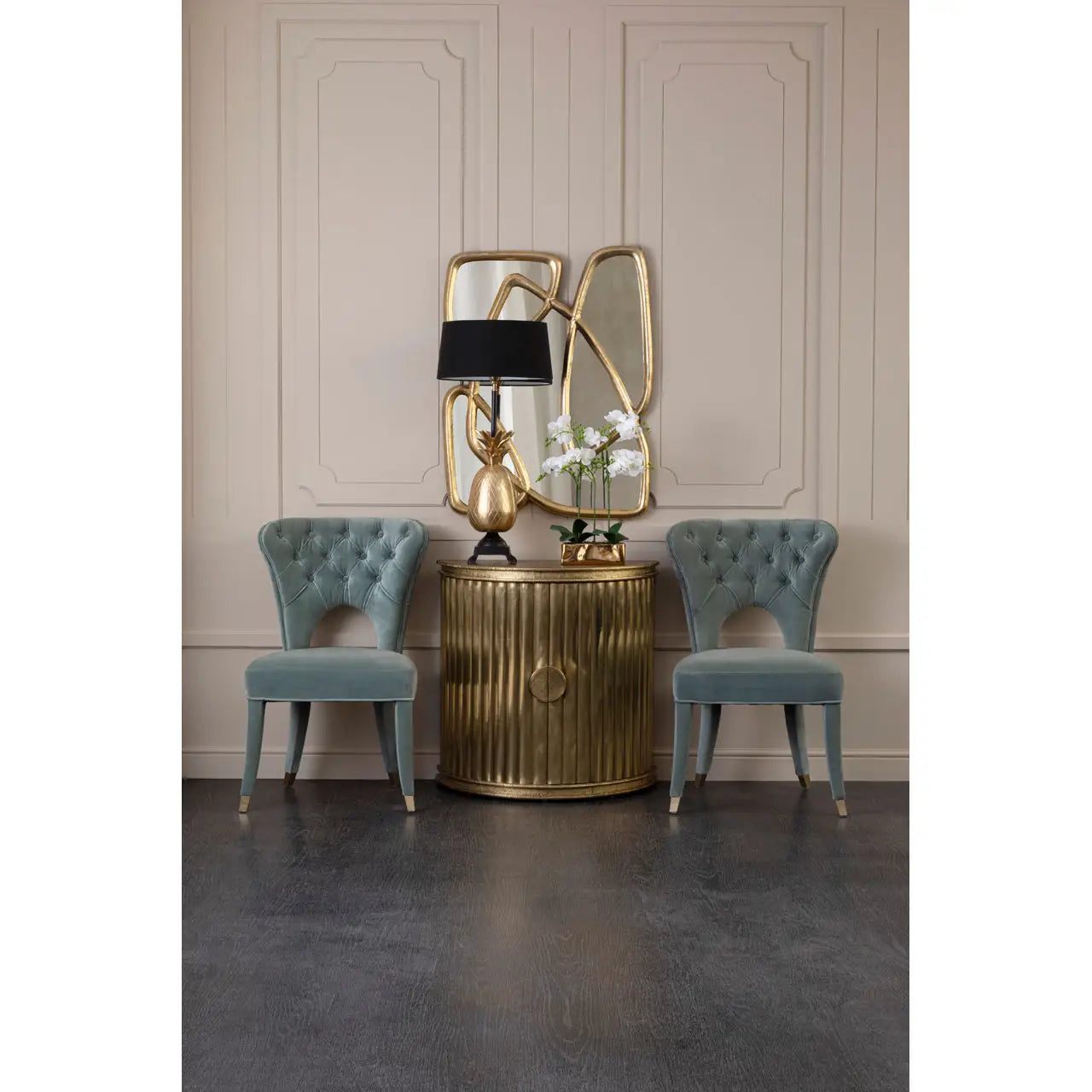 aRmanica BAHAMA GOLD PINEAPPLE TABLE LAMP