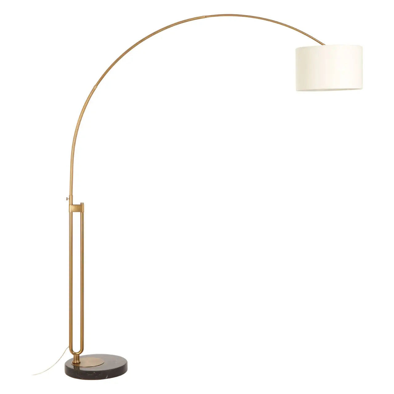 aRmanica ALBERT BRASS FINISH ARC FLOOR LAMP