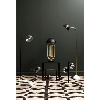 aRmanica METRO TABLE LAMP WITH BLACK SHADE