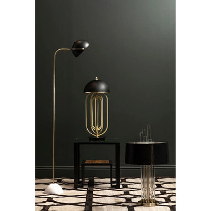 aRmanica METRO TABLE LAMP WITH BLACK SHADE