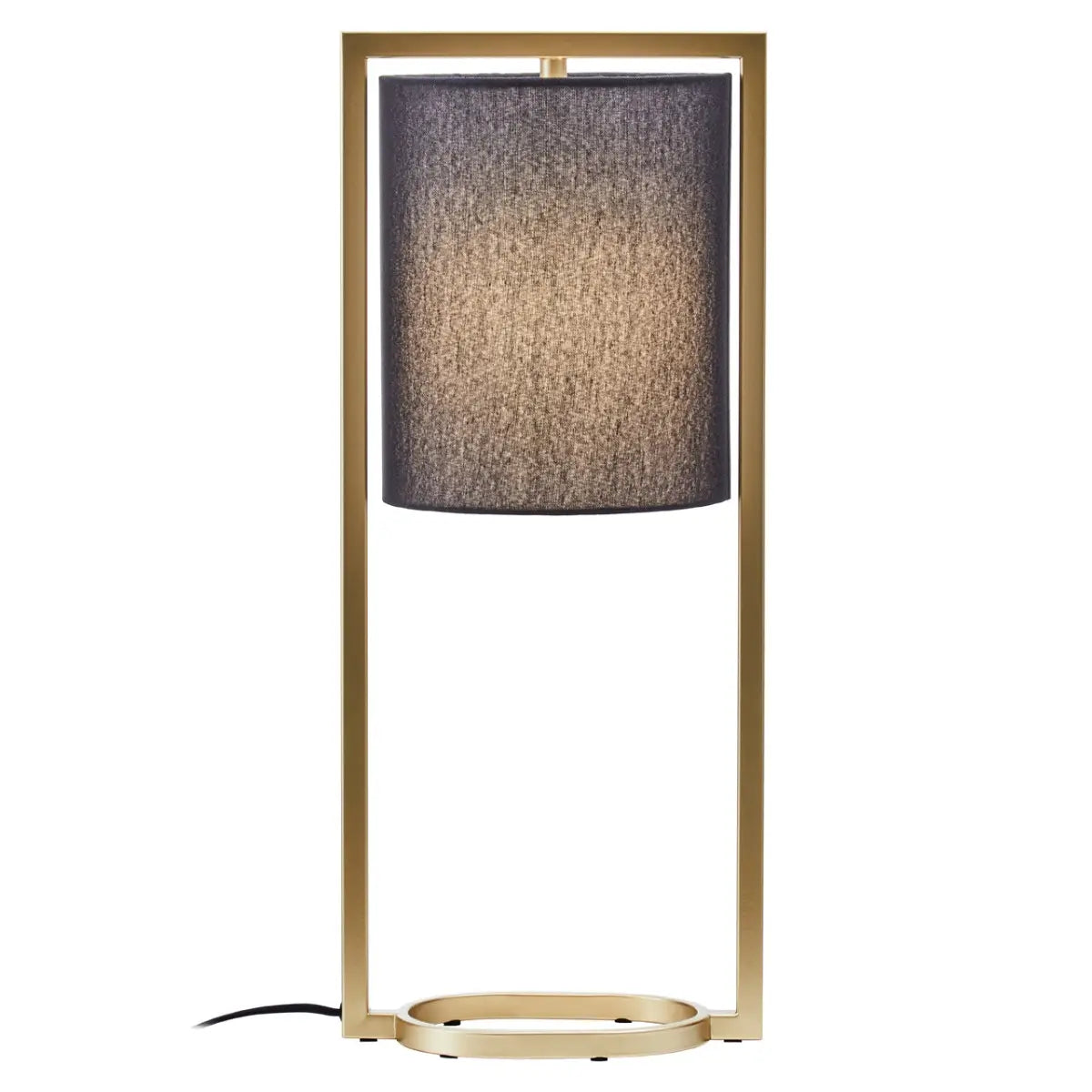 aRmanica SARA BLACK AND GOLD TABLE LAMP