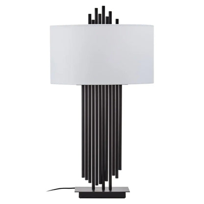 aRmanica IMPERIAL TABLE LAMP WITH WHITE LINEN SHADE