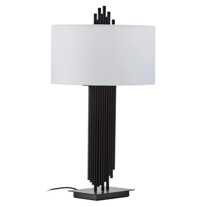 aRmanica IMPERIAL TABLE LAMP WITH WHITE LINEN SHADE