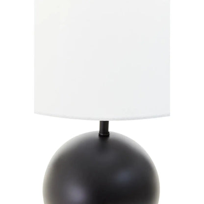 aRmanica SEENA BLACK SPHERE TABLE LAMP