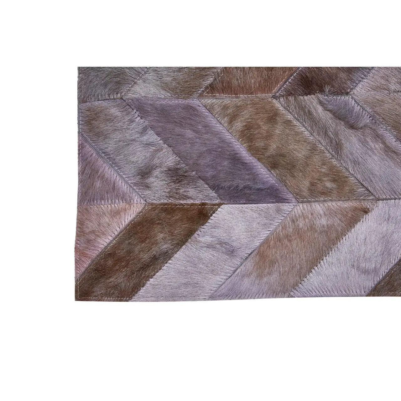 aRmanica LIGHT GREY PATCHWORK RUG