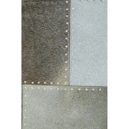 aRmanica SOHO PATCHED GREY RUG