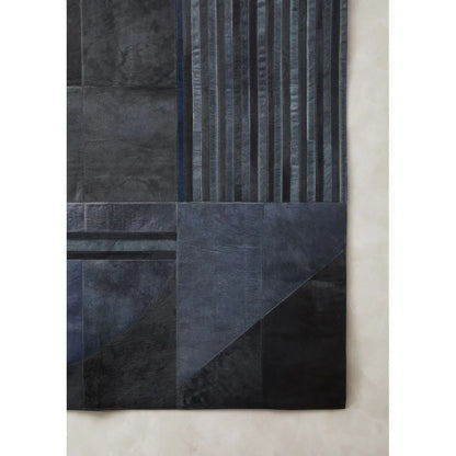 aRmanica SOHO BLACK AND GREY RUG