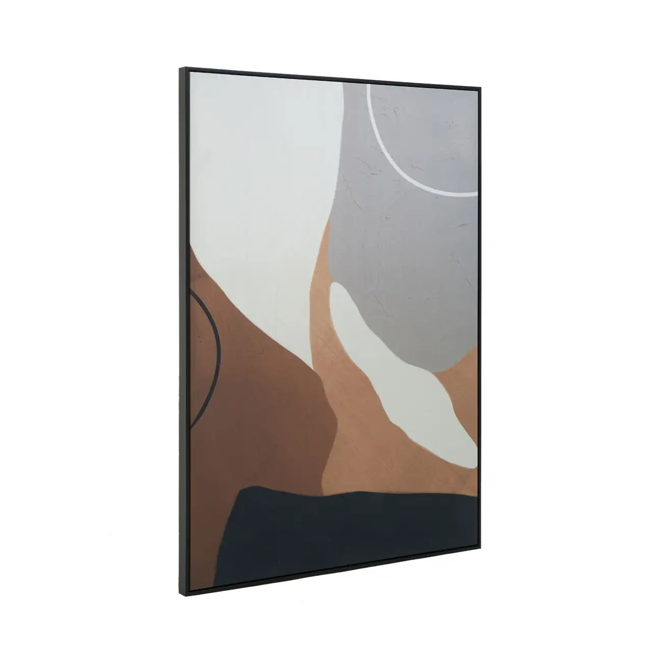 aRmanica NEUTRAL ABSTRACT CANVAS WALL ART