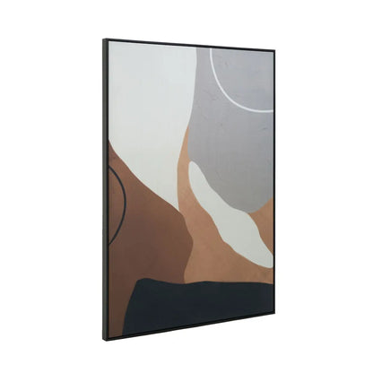 aRmanica NEUTRAL ABSTRACT CANVAS WALL ART