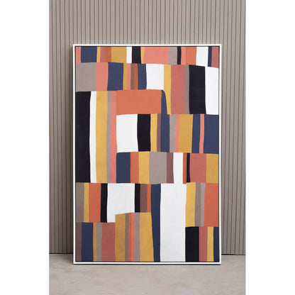 aRmanica KIOMARSI MULTICOLOURED BLOCK WALL ART