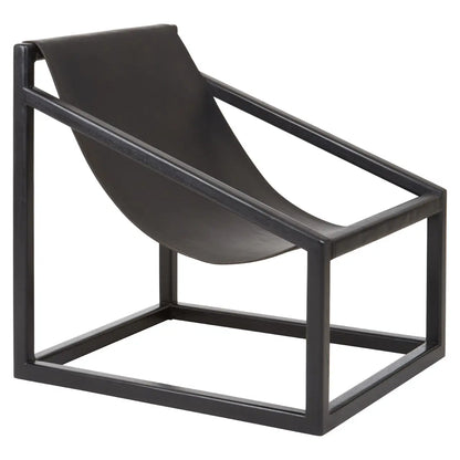 aRmanica BANDARI BLACK CUBIC FRAME CHAIR