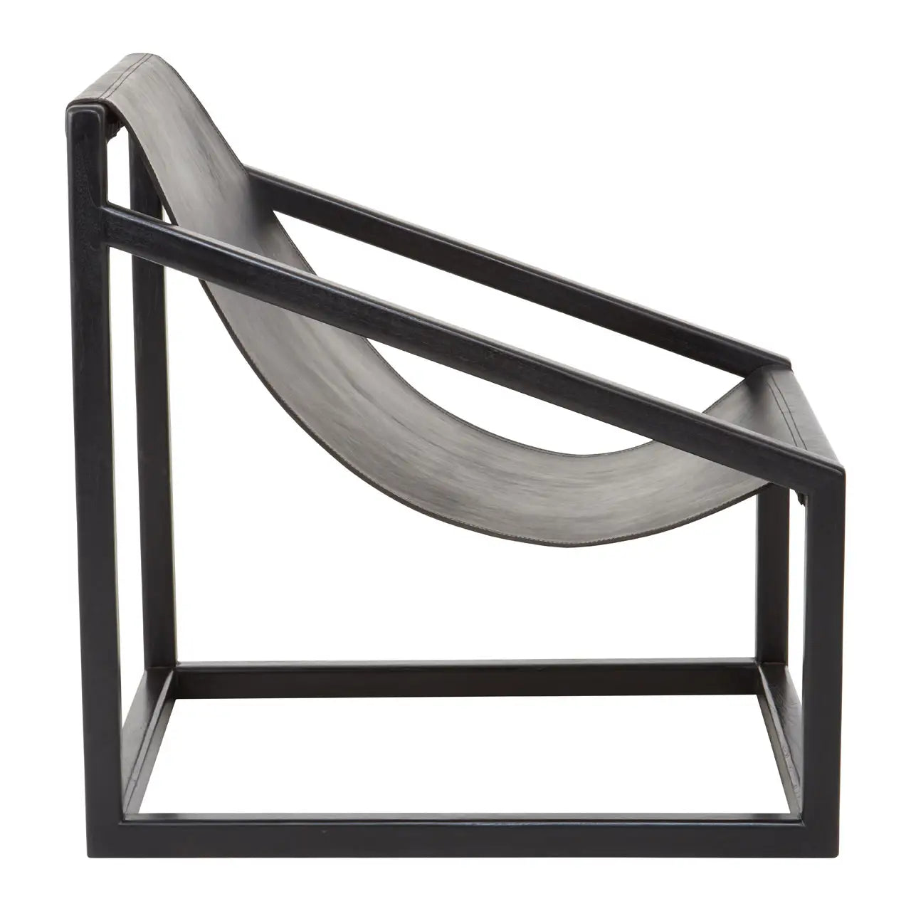 aRmanica BANDARI BLACK CUBIC FRAME CHAIR