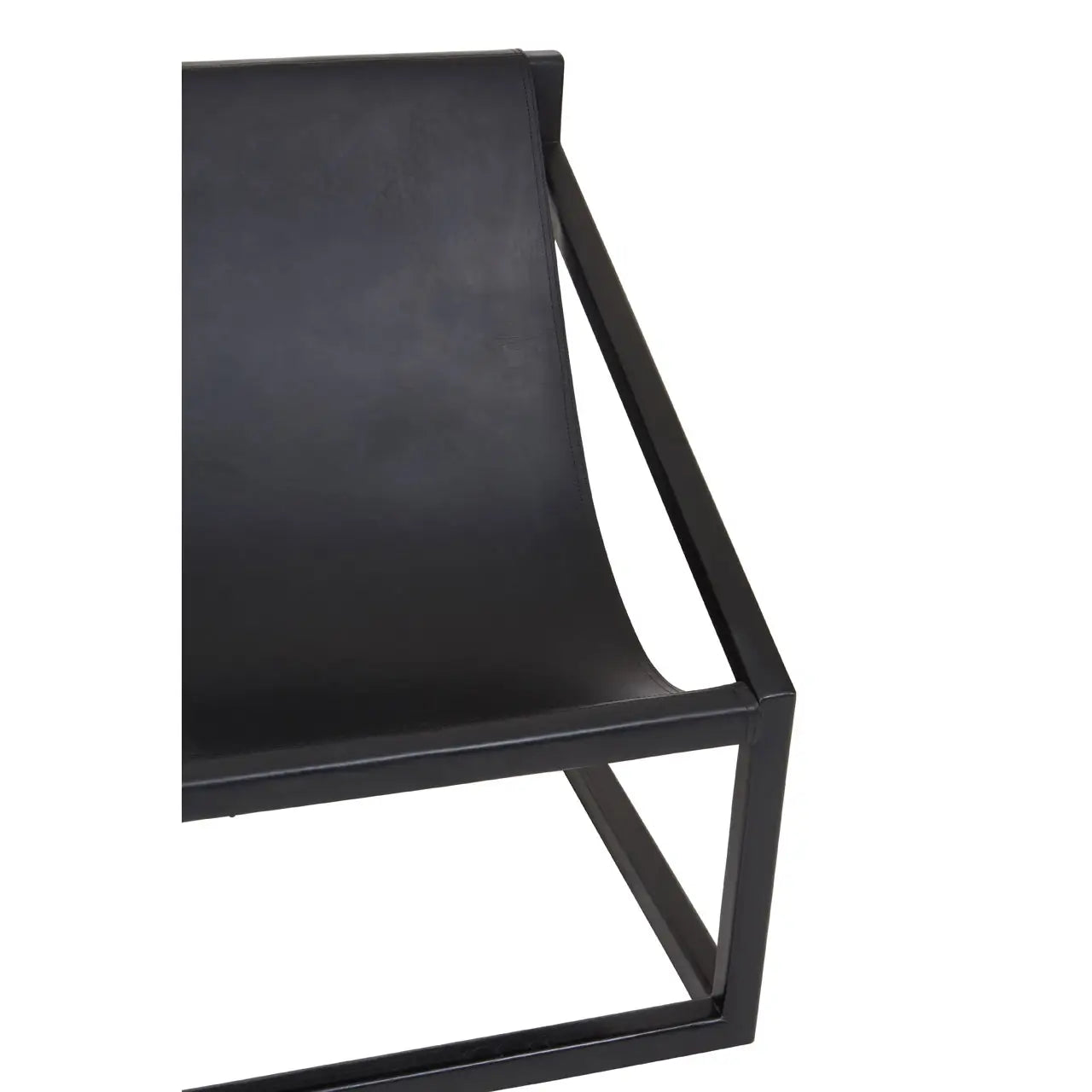 aRmanica BANDARI BLACK CUBIC FRAME CHAIR