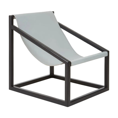 aRmanica BANDARI GREY CUBIC FRAME CHAIR