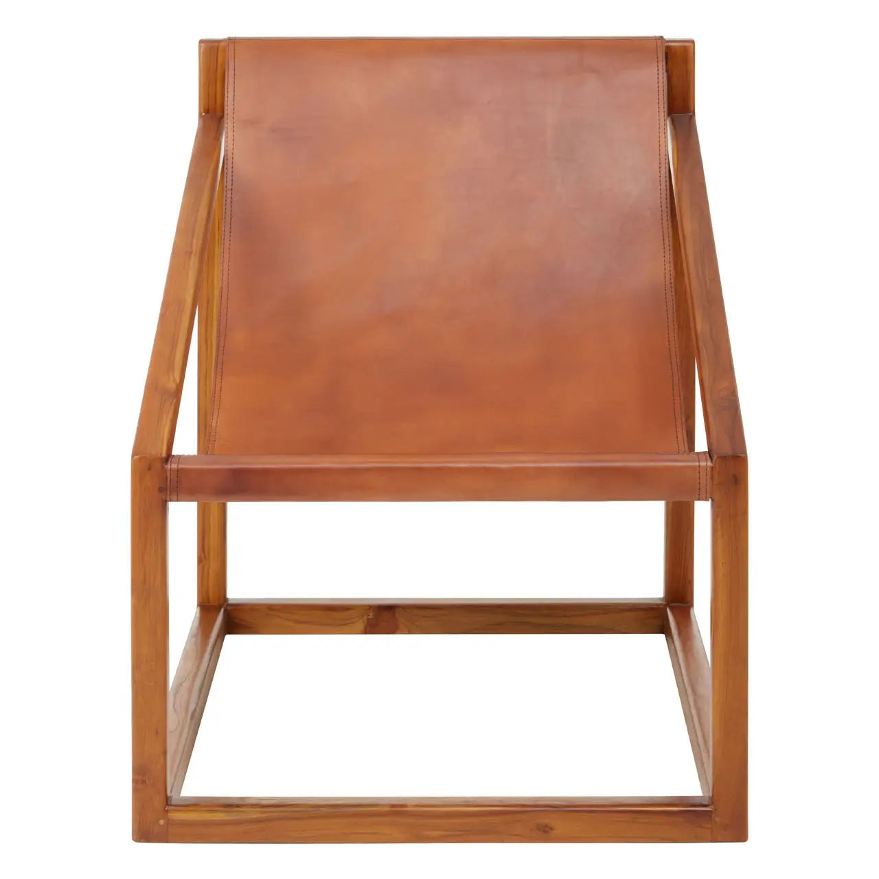 aRmanica BANDARI BROWN CUBIC FRAME CHAIR