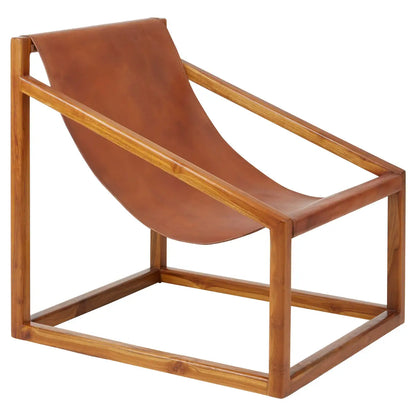 aRmanica BANDARI BROWN CUBIC FRAME CHAIR