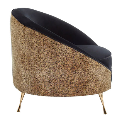 aRmanica MANHATTAN LEOPARD PRINT ARMCHAIR