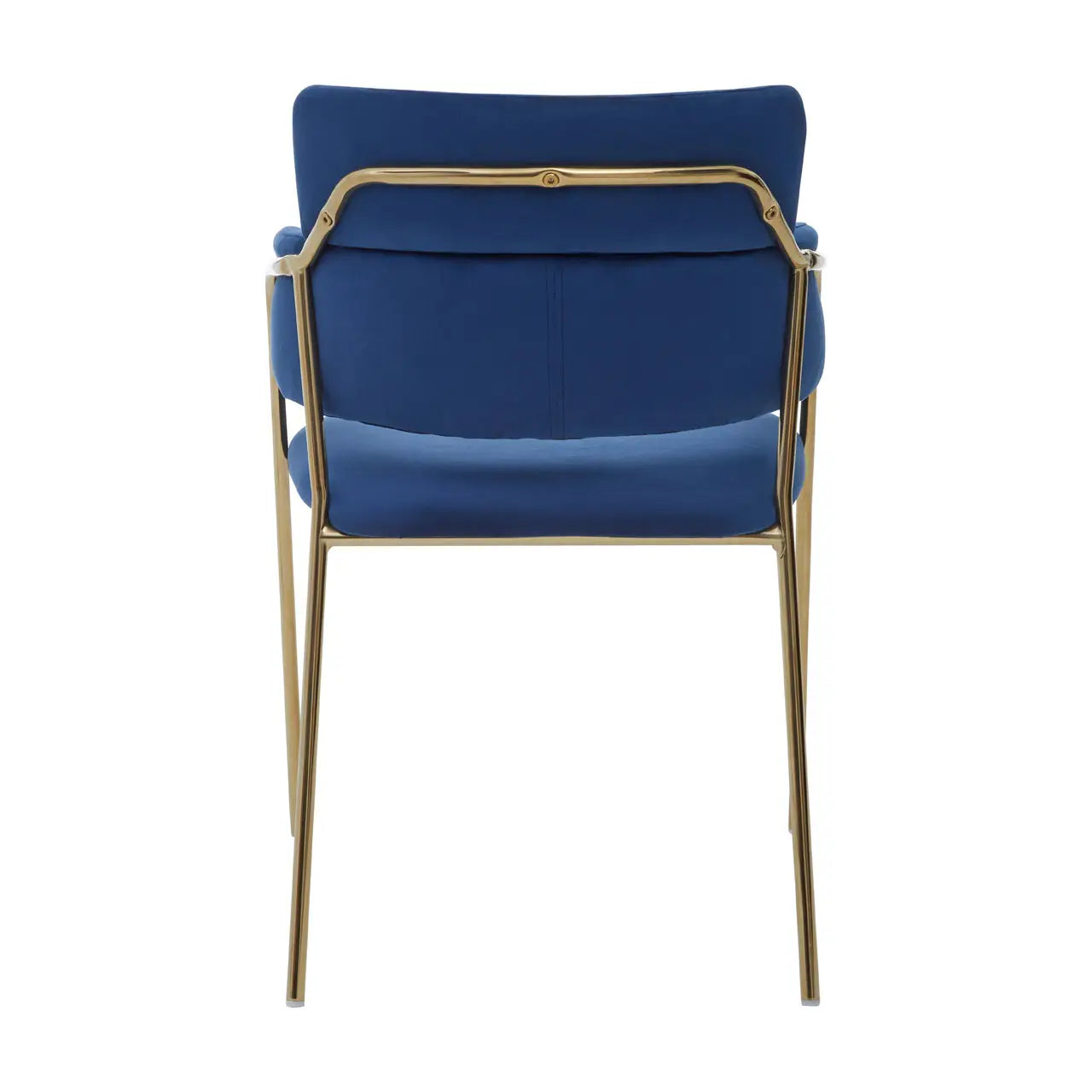 aRmanica ELECTERA BLUE VELVET DINING CHAIR  X2