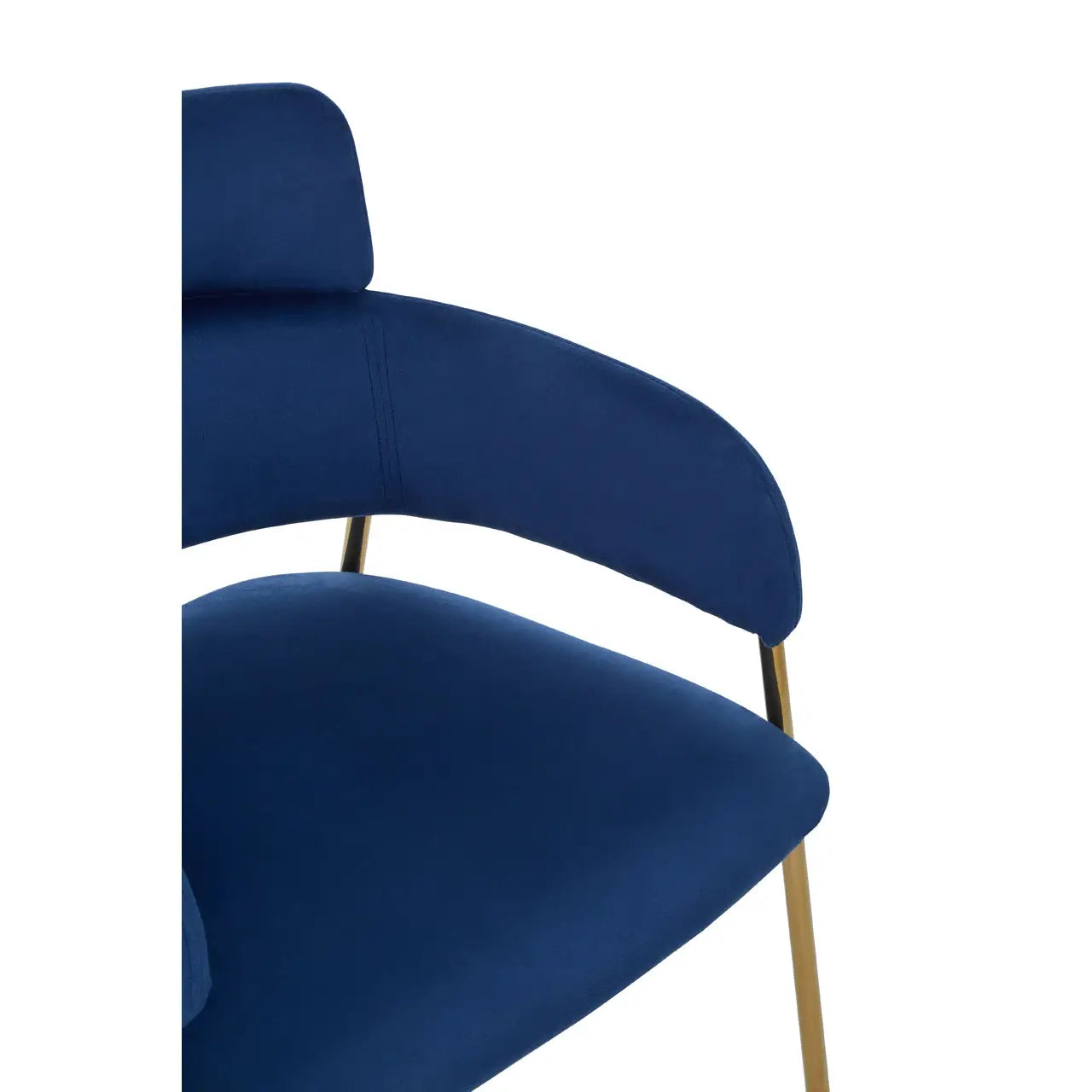 aRmanica ELECTERA BLUE VELVET DINING CHAIR  X2