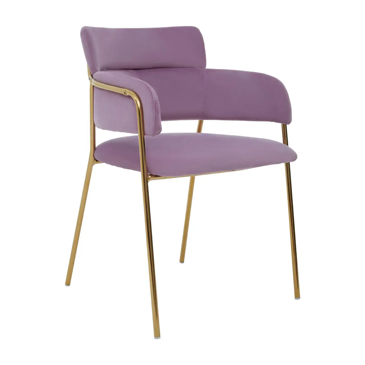 aRmanica PINK VELVET DINING CHAIR  X2