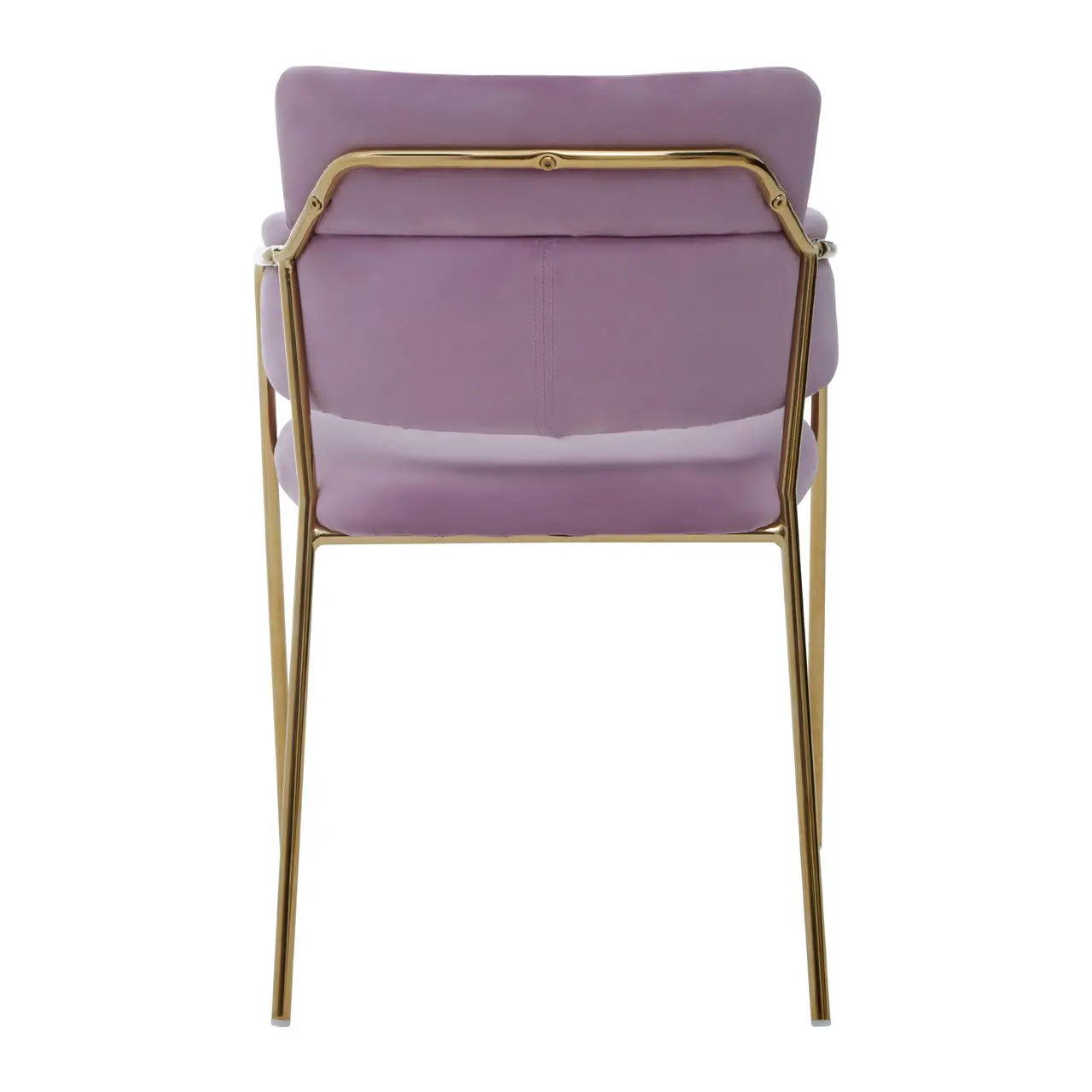 aRmanica PINK VELVET DINING CHAIR  X2