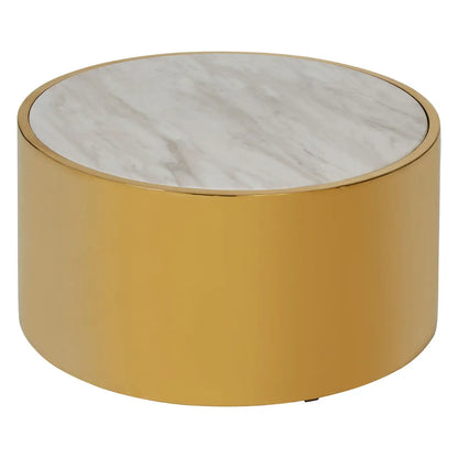 aRmanica Carl Gold Round Coffee Table