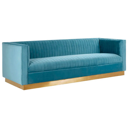 aRmanica WINK THREE SEAT LIGHT BLUE SOFA