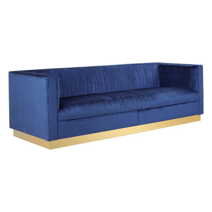 aRmanica WINK THREE SEAT BLUE SOFA