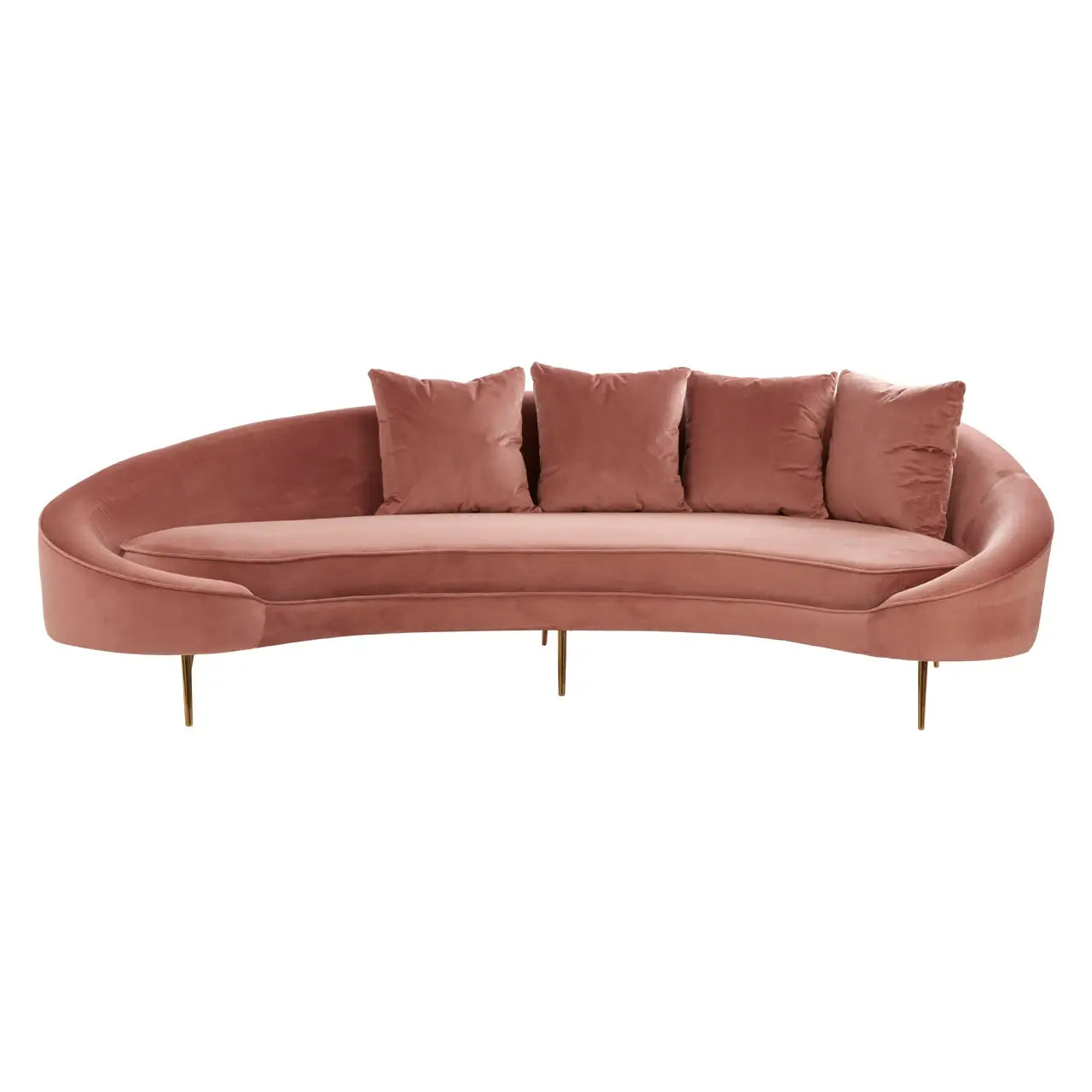 aRmanica OSDIN 4 SEAT LIGHT SALMON SOFA