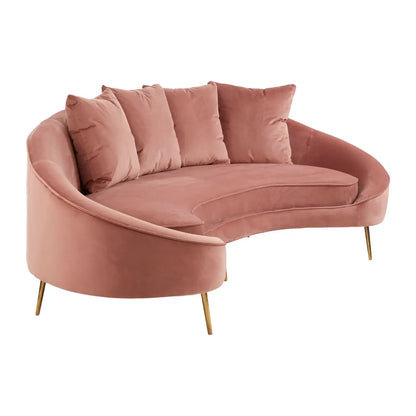 aRmanica OSDIN 4 SEAT LIGHT SALMON SOFA