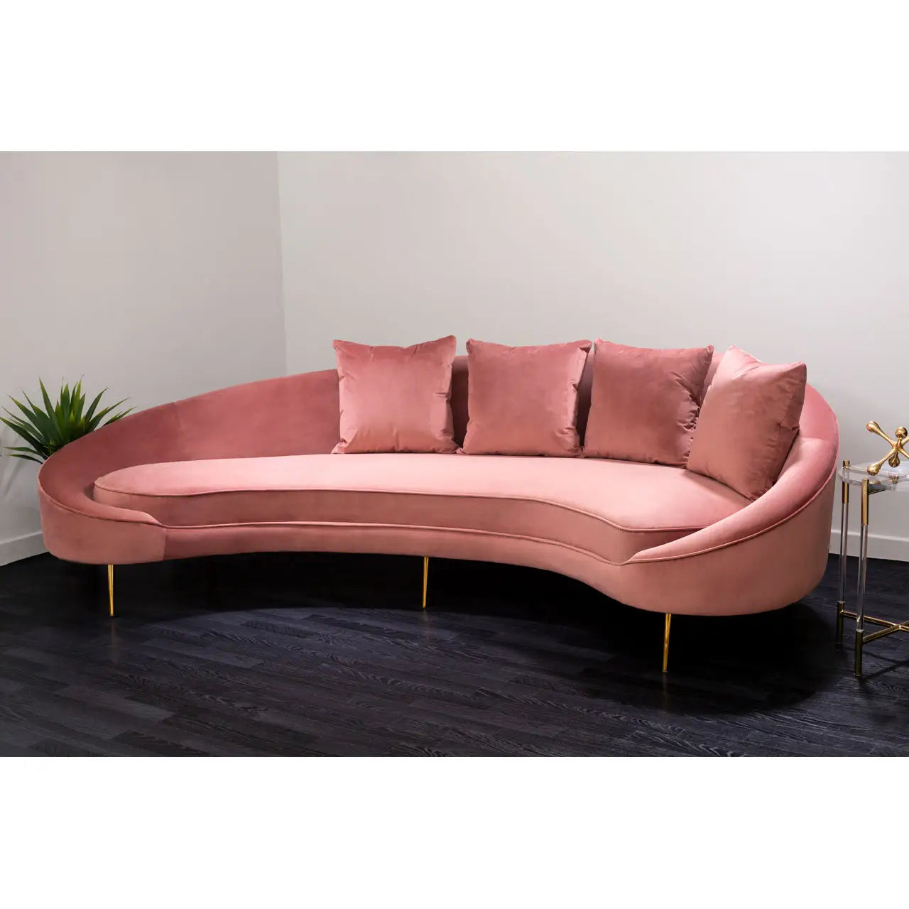 aRmanica OSDIN 4 SEAT LIGHT SALMON SOFA