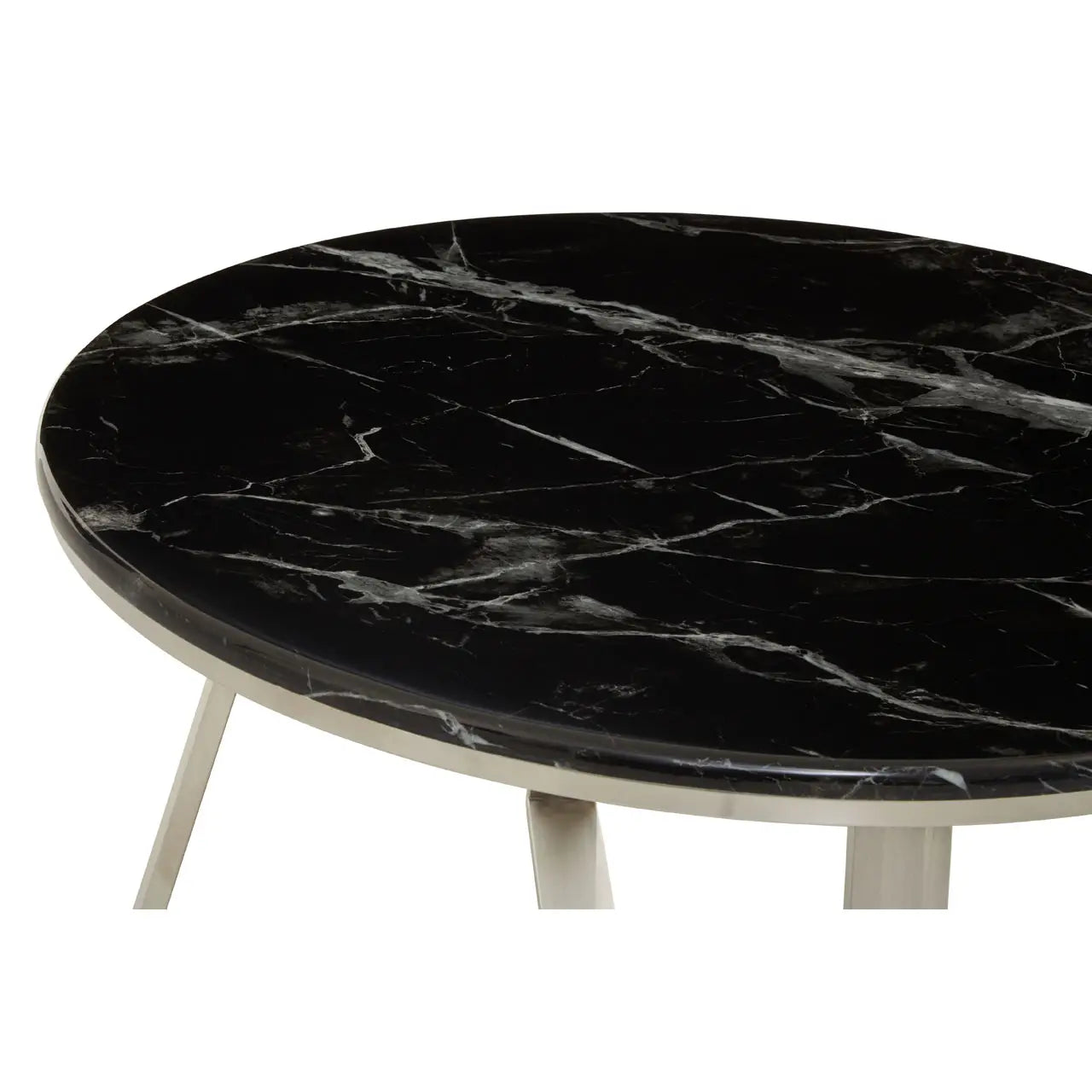 aRmanica VARO COFFEE TABLE WITH BLACK MARBLE TOP