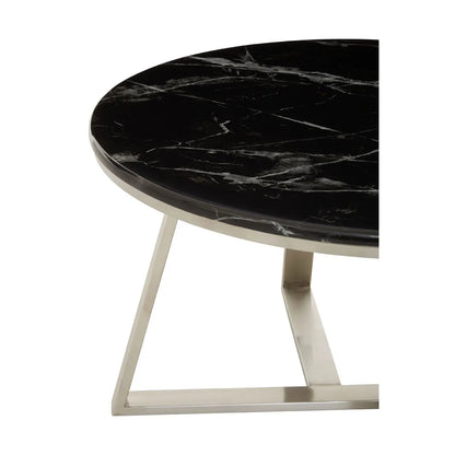 aRmanica VARO COFFEE TABLE WITH BLACK MARBLE TOP