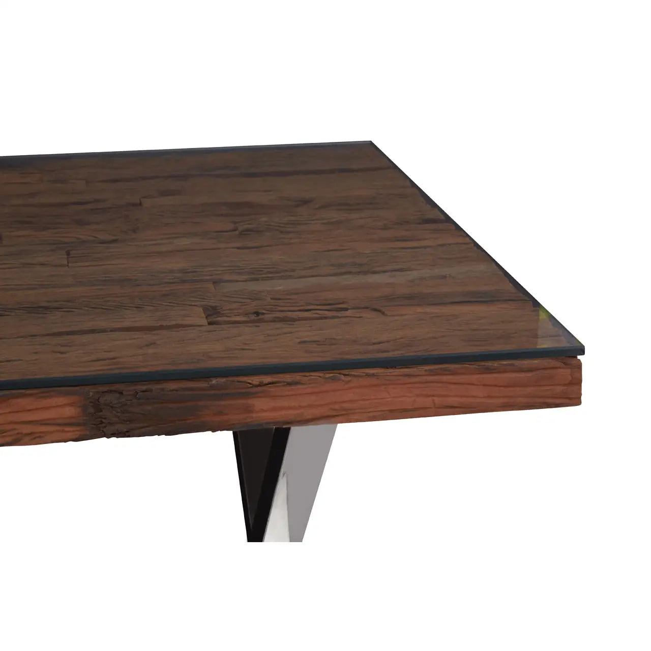 aRmanica KERALO NATURAL DINING TABLE WITH CROSS BASE