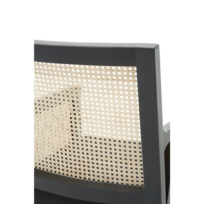 aRmanica CORSA CANE RATTAN BACK CHAIR