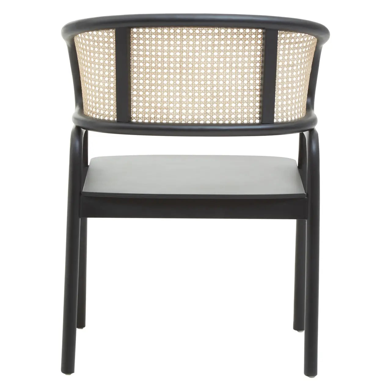 aRmanica CORSA CANE RATTAN AND BLACK CHAIR