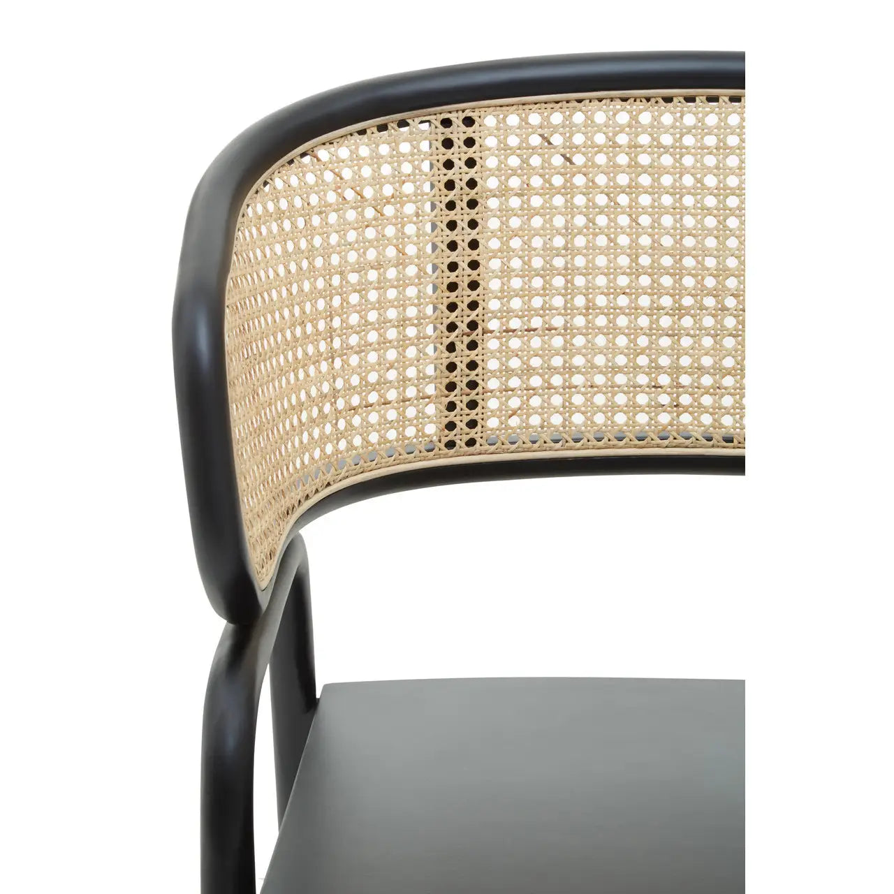 aRmanica CORSA CANE RATTAN AND BLACK CHAIR