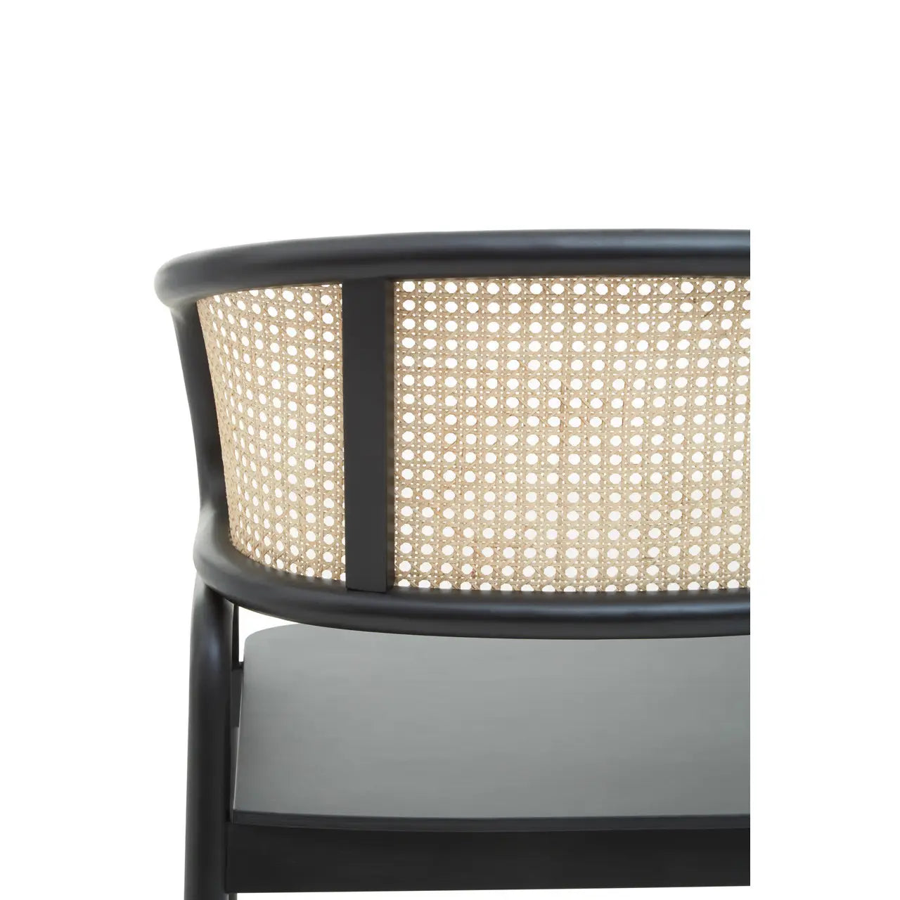 aRmanica CORSA CANE RATTAN AND BLACK CHAIR