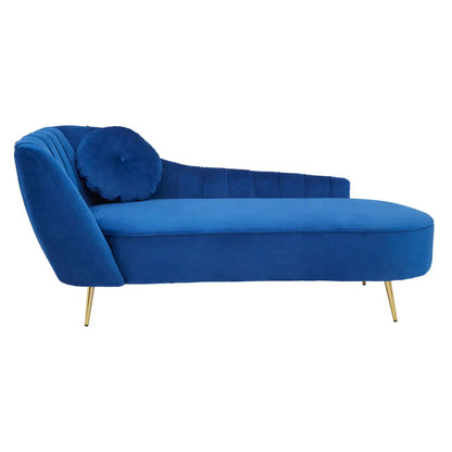 aRmanica FARAH MIDNIGHT LEFT ARM VELVET CHAISE