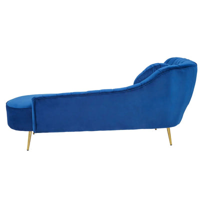 aRmanica FARAH MIDNIGHT LEFT ARM VELVET CHAISE