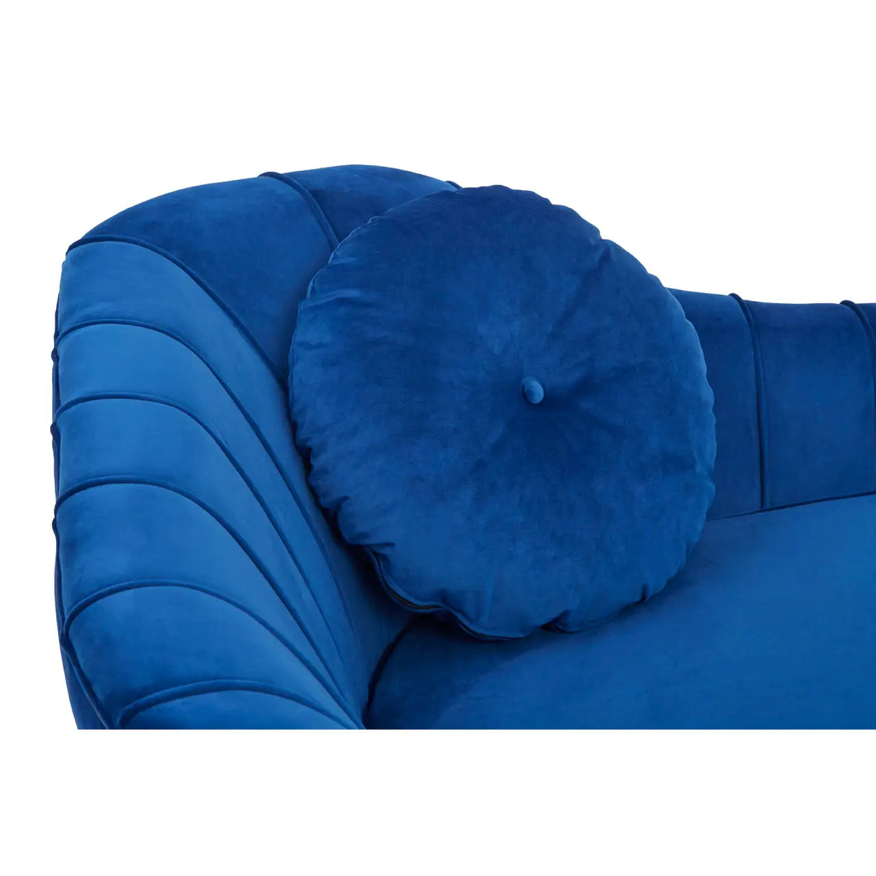 aRmanica FARAH MIDNIGHT LEFT ARM VELVET CHAISE