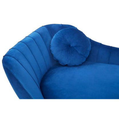 aRmanica FARAH MIDNIGHT LEFT ARM VELVET CHAISE