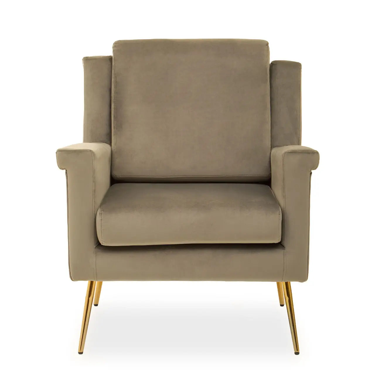 aRmanica SOLAM MINK VELVET ARMCHAIR