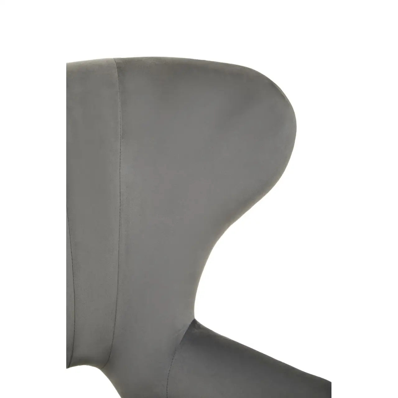 aRmanica SLOANOR GREY VELVET ARMCHAIR