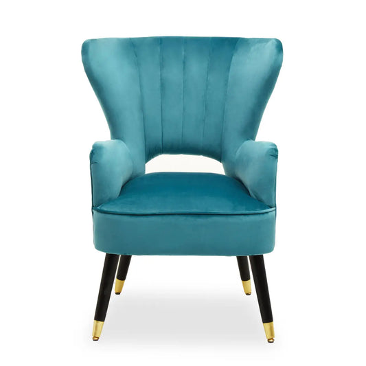 aRmanica SLOANOR GREEN VELVET ARMCHAIR