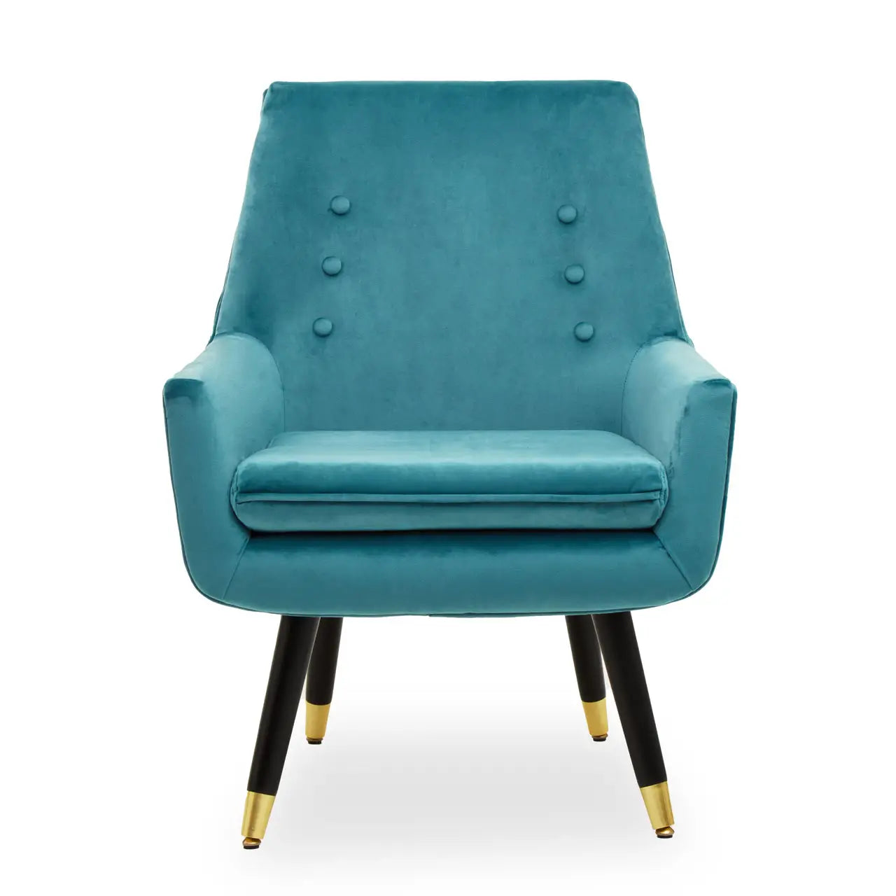 aRmanica ZARA GREEN VELVET ARMCHAIR