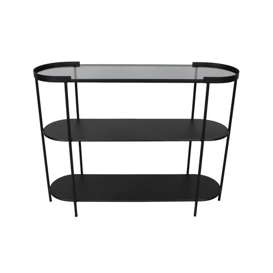 aRmanica TRENT BLACK CONSOLE TABLE