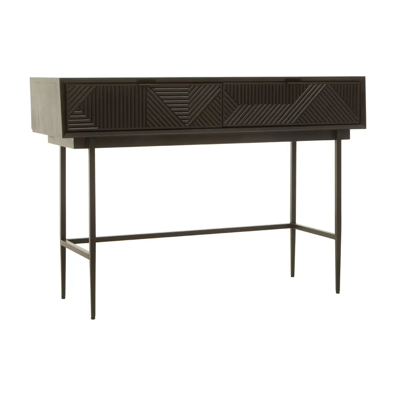 aRmanica JAKARA BLACK FINISH CONSOLE TABLE