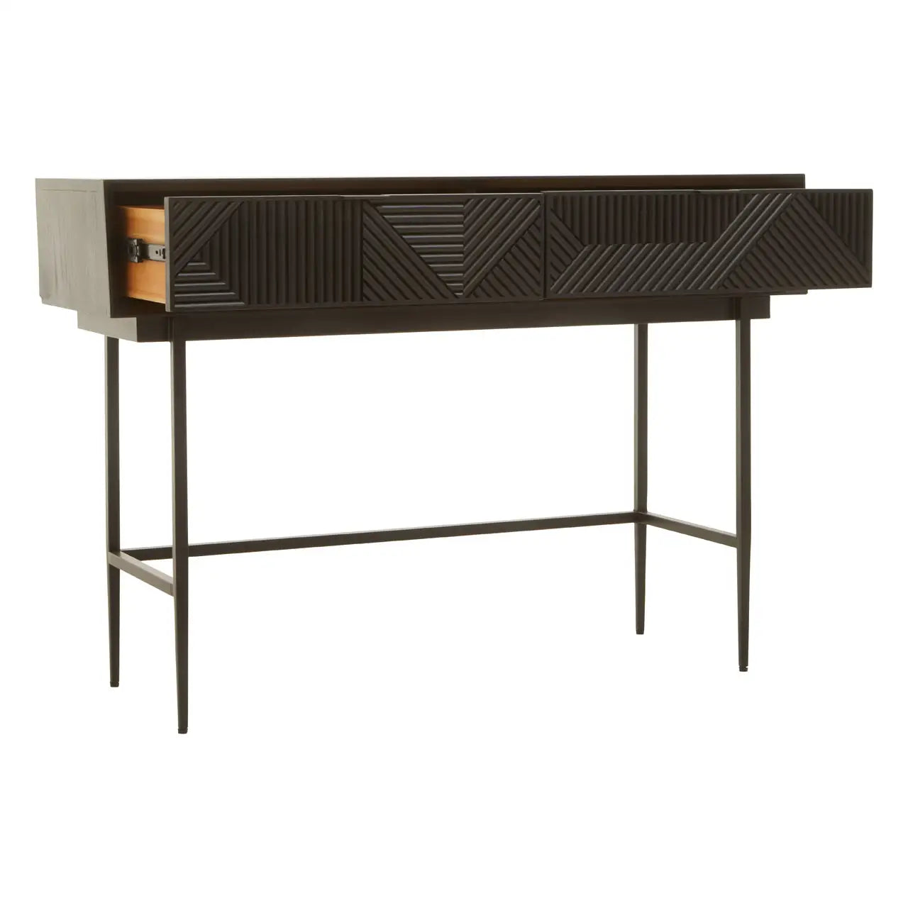 aRmanica JAKARA BLACK FINISH CONSOLE TABLE